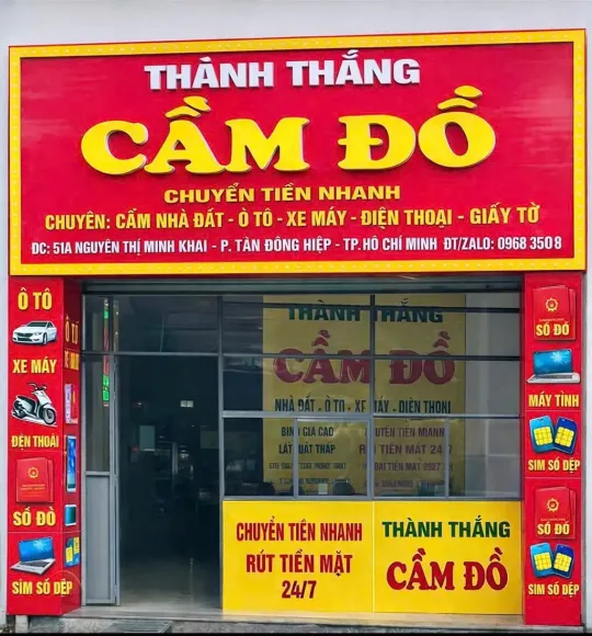 Cầm Đồ Thành Thắng – Địa Chỉ Cầm Xe Uy Tín Tại Dĩ An